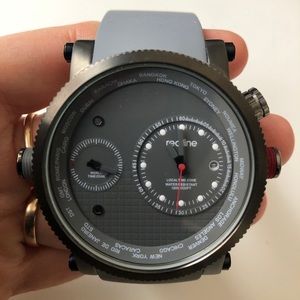 RedLine dual time zone very cool sport, casual watch, Japan movement